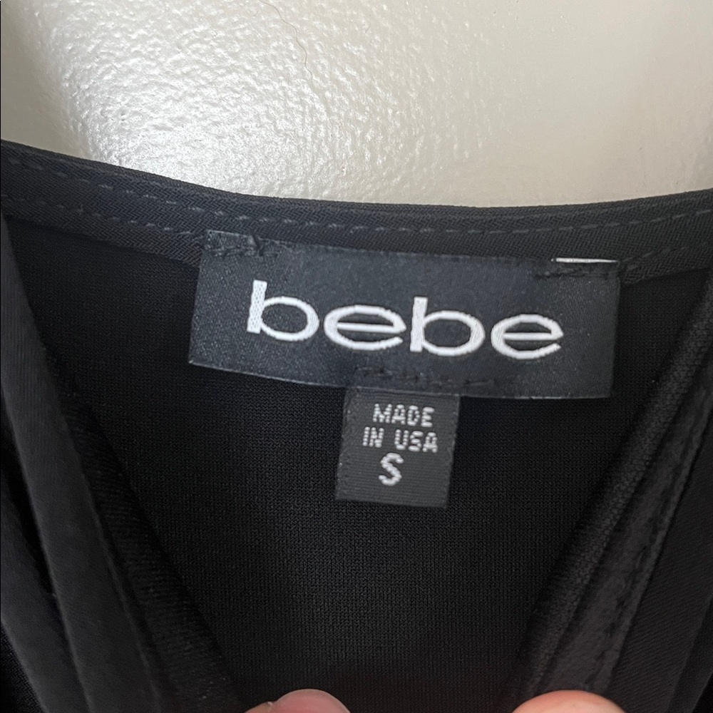 Bebe Dress - Cascade Ruffle Knit Slip - Picture 7 of 12